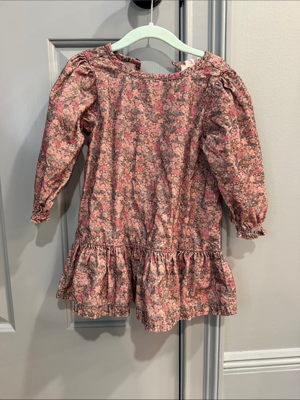 Jamie Kay Pincord Ellen Dress Floral Pink Kids Dress